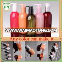 High quality 300ml PET clear Cosmetic lotion bottle manufacturer/skin care spray bottle with pump top