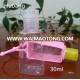 Wholesale 30 ml PET cosmetic bottle /30 ml perfume bottle with PP flip lid and rubber boot/ shampoo bottle